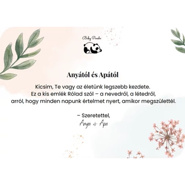 A Te Érkezésedre - Anyától és apától