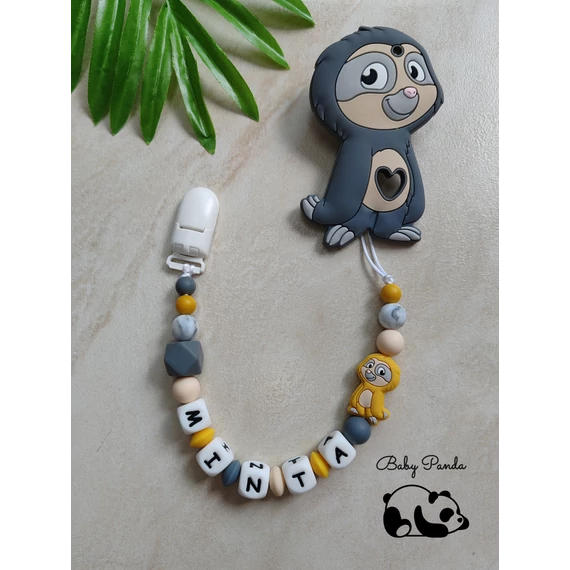 Rágcsalánc névre szóló - Lajháros  (Baby Panda kollekció)