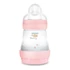 mam easy start cumisüveg 160ml rózsaszín lányos kivitel, elölnézetből